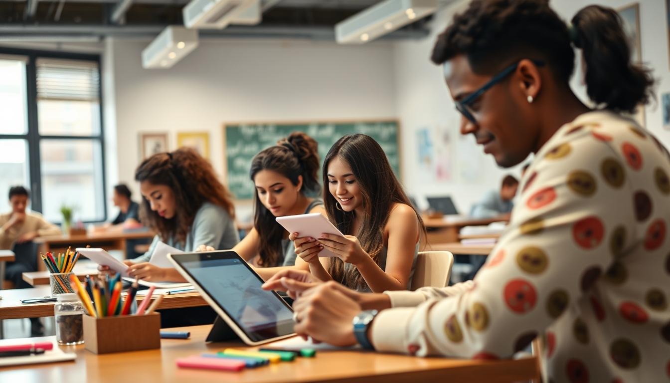 Modern university campus for students